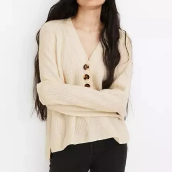 Madewell Lyle Henley Sweater - Picture 2 of 7